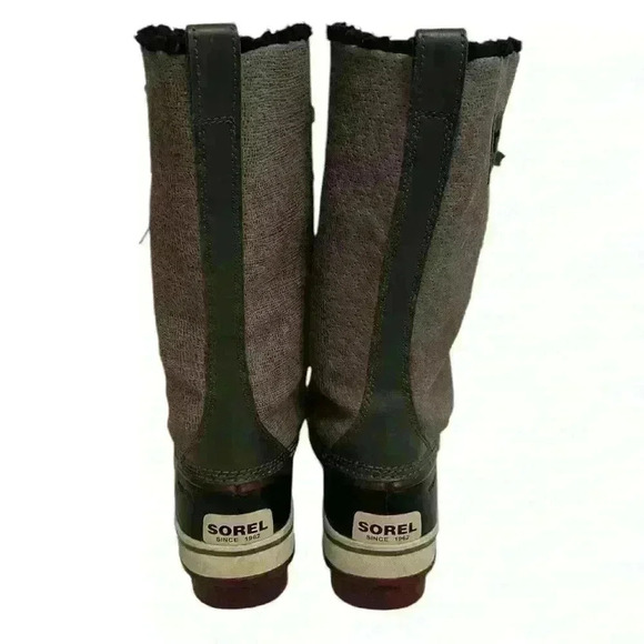 Sorel Women's Tivoli Boot Waterproof Snow Winter Gray Leather Mid Lace Up Size 7 - Picture 3 of 16